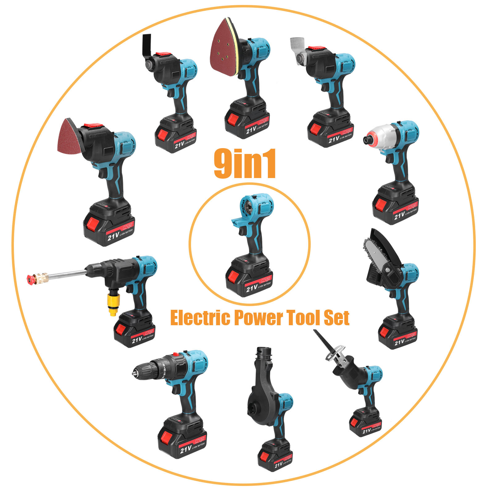 New rechargeable lithium battery brushless multi-purpose power tool holder for decoration and edge machine