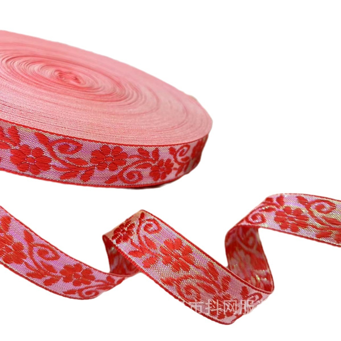 1.6- 2.5 cm festive ethnic-style webbing, ethnic minority costumes, bows, children's hairpins, shoes, flower heads Item Picture