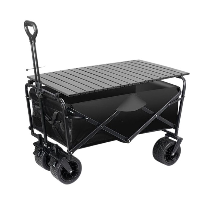 Wholesale outdoor folding campsite vehicles, lifting stall tables, camping vehicles, portable picnic and camping stall vehicles Item Picture