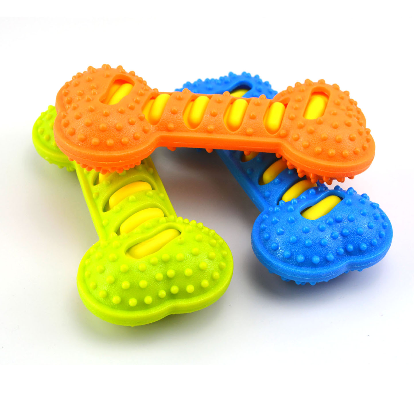 发声磨牙骨头TPR材质耐啃咬健齿磨牙棒中大型犬狗狗宠物玩具工厂