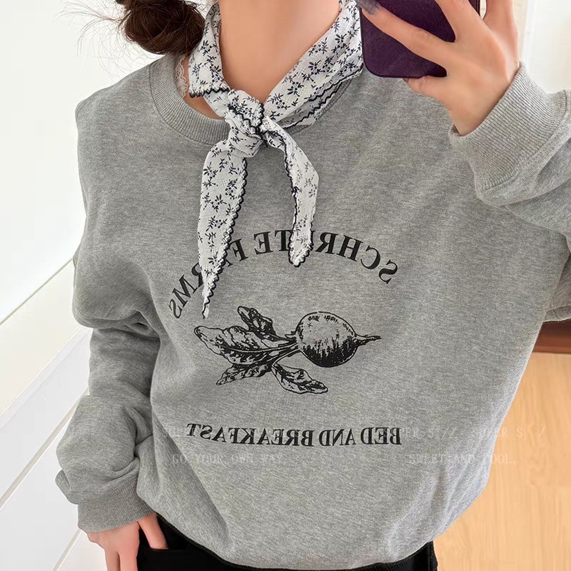 复古棉麻小碎花三角巾女春夏时尚文艺包头巾领巾气质系脖围巾配饰细节图