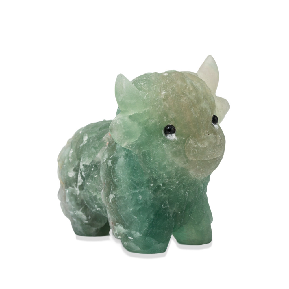 跨境爆品天然水晶矿石萌物造型动物摆件水晶原石diy家居装饰礼物