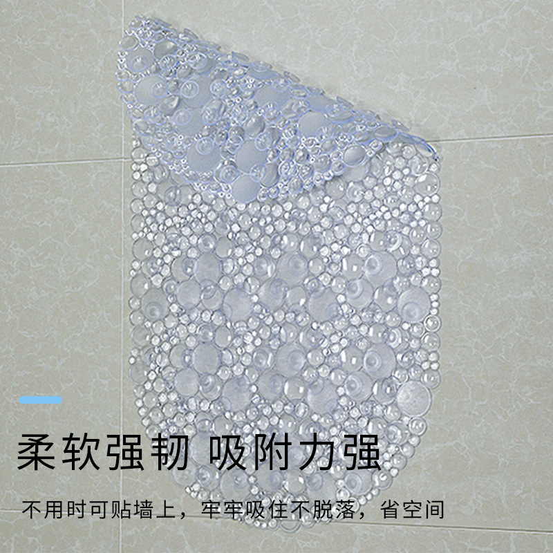 厂家定制酒店卫生间PVC浴室防滑地垫脚垫吸盘防水淋浴房浴缸垫细节图