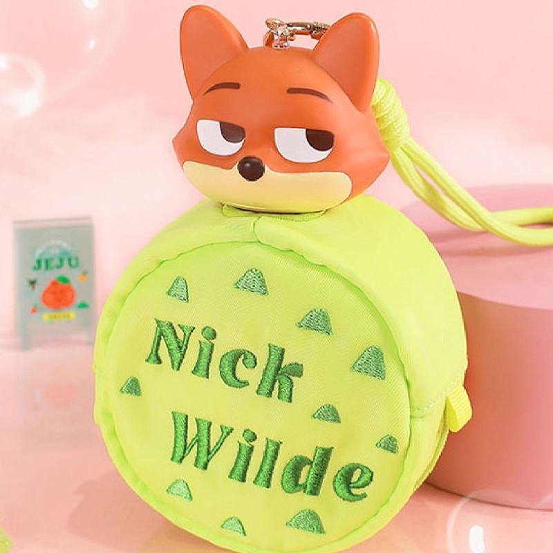 正版迪士尼疯狂动物城系列疯狂零钱包盲盒潮玩周边手办礼物批发细节图