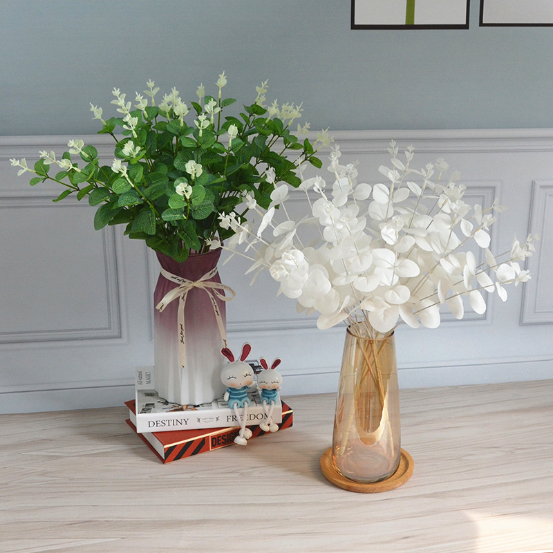 仿真花DIY发饰配件/假花/5朵塑膠花/仿真花/假花批发产品图