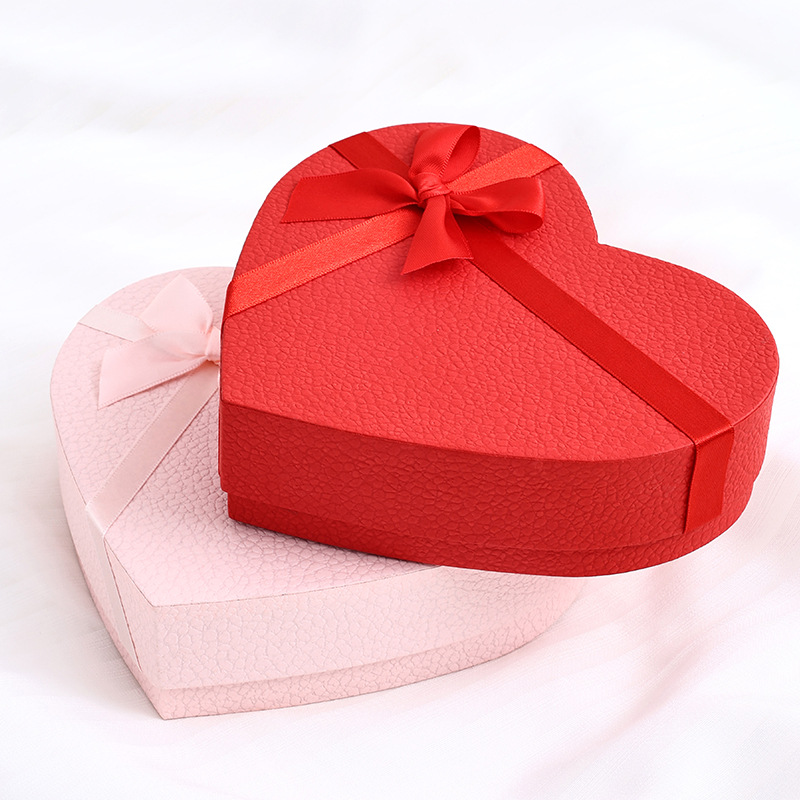 心形玫瑰小熊礼盒情人节结婚礼盒生日礼物空盒口红礼品盒产品图