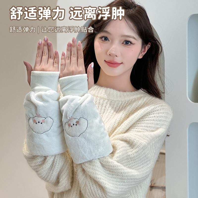 围裙/围裙女长袖时尚/咖啡围裙/跨境/罩衣厚冬款细节图