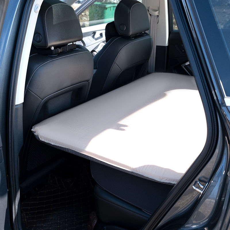 Self-driving tour general-purpose car rear sleeping pad, Tesla ModelY memory foam trunk storage portable car bed Item Picture