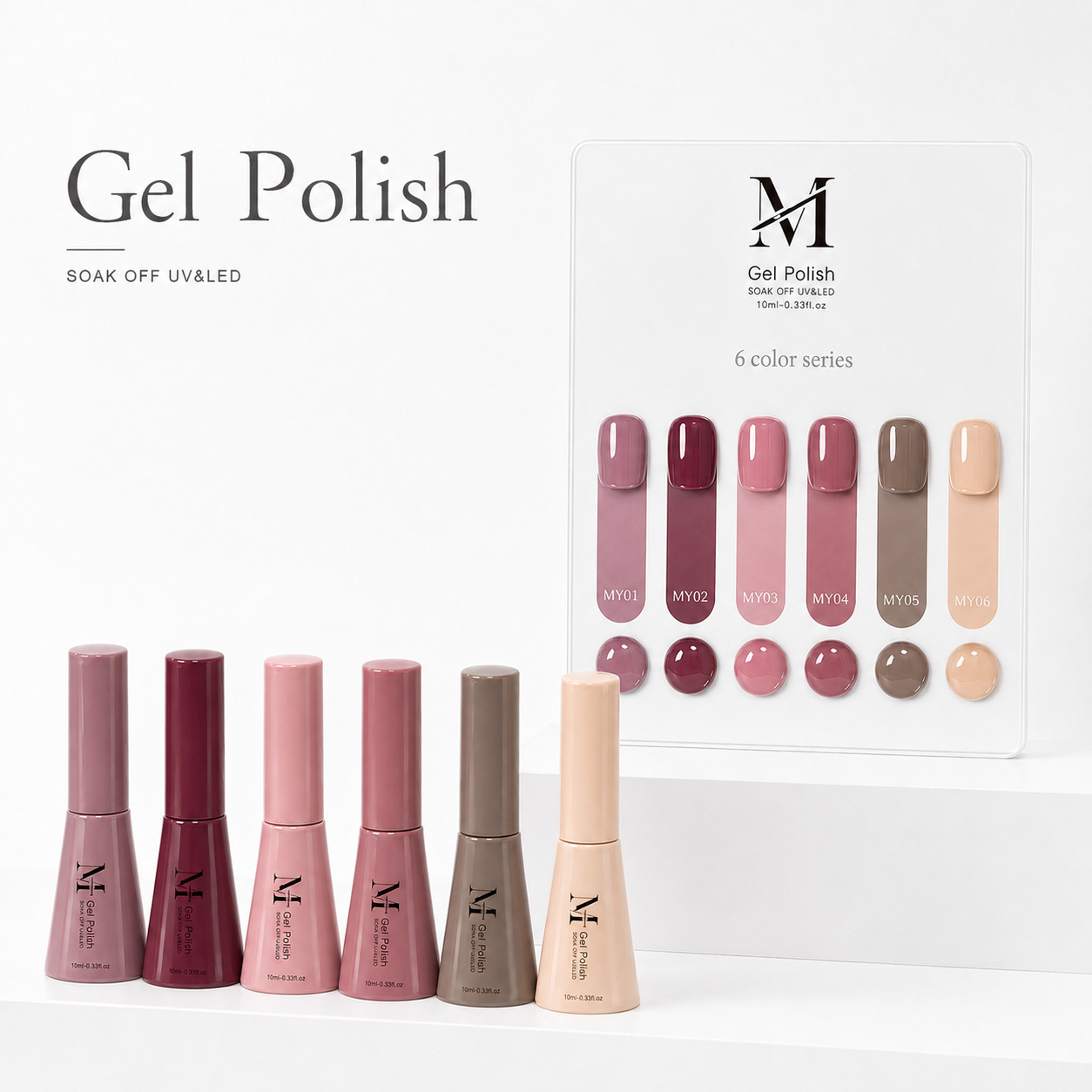 The cross-border best-selling chocolate brown series nail polish gel 2025 new model is directly sold from the factory of Maillard Nail Art