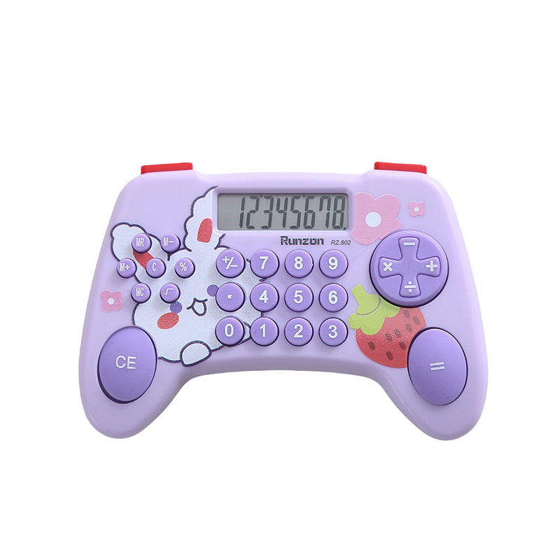 RZ802 New Creative Calculator, student game controller, digital calculator, electronic gift, children's toy Item Picture