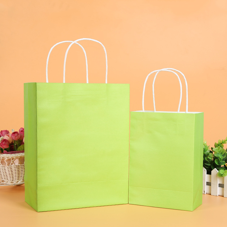 Specializing in the production of in-stock kraft paper bags, advertising color-printed hand-held clothing gift bags, and takeout paper bags. Bulk orders enjoy better prices details Picture
