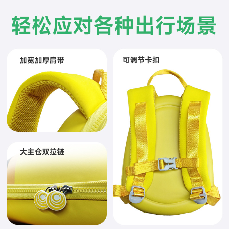 loy Cross-border New LED children's backpack, DIY animation, smart and cute outdoor casual bag and schoolbag for kids Specification image