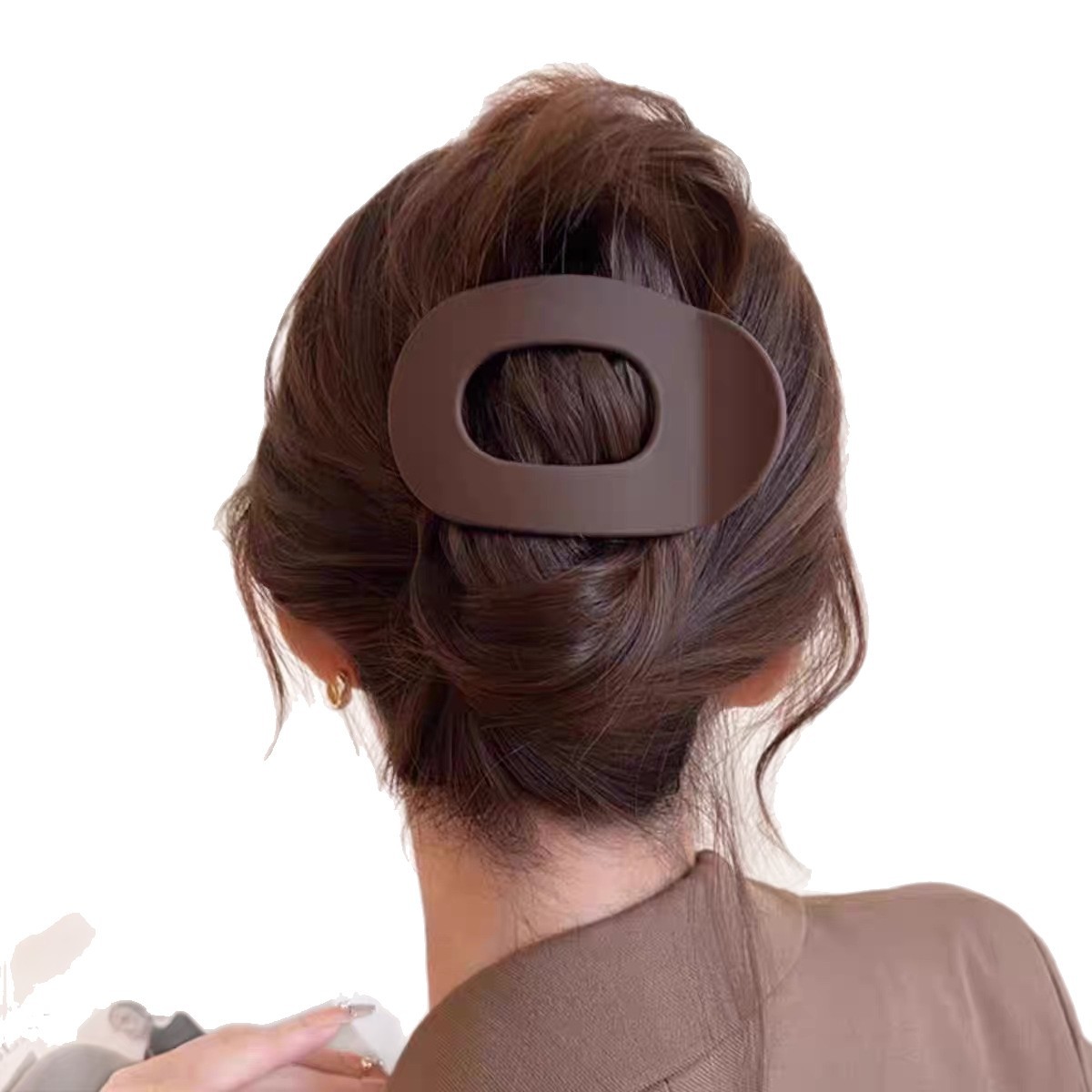 2025 New style elegant duckbill hairpin for women, high-end updo for the back of the head, large shark hairpin, claw hairpin, spring Item Picture