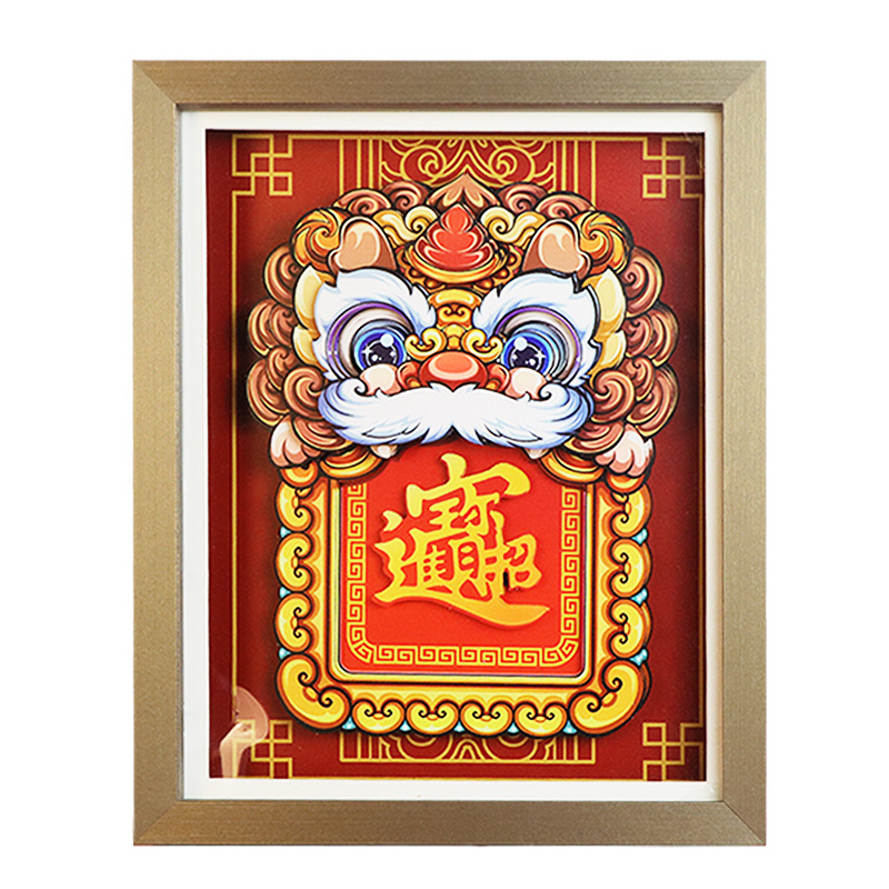 油画/画布画/客厅画/装饰画/数字油画白底实物图