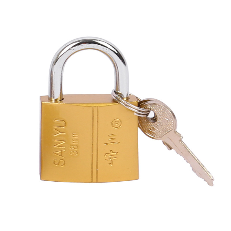 【 Factory Direct Supply 】 Full-opening padlock, copper-like padlock, single-opening multi-specification lock head, household watch box lock, small padlock Item Picture
