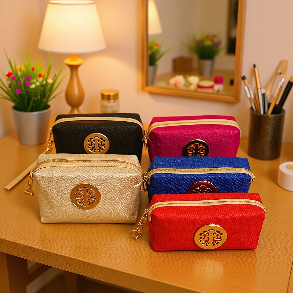 Best-selling fashionable handbags, octagonal bags, hand-held bags, storage bags, candy-colored trendy women's bags, waterproof cosmetic bags