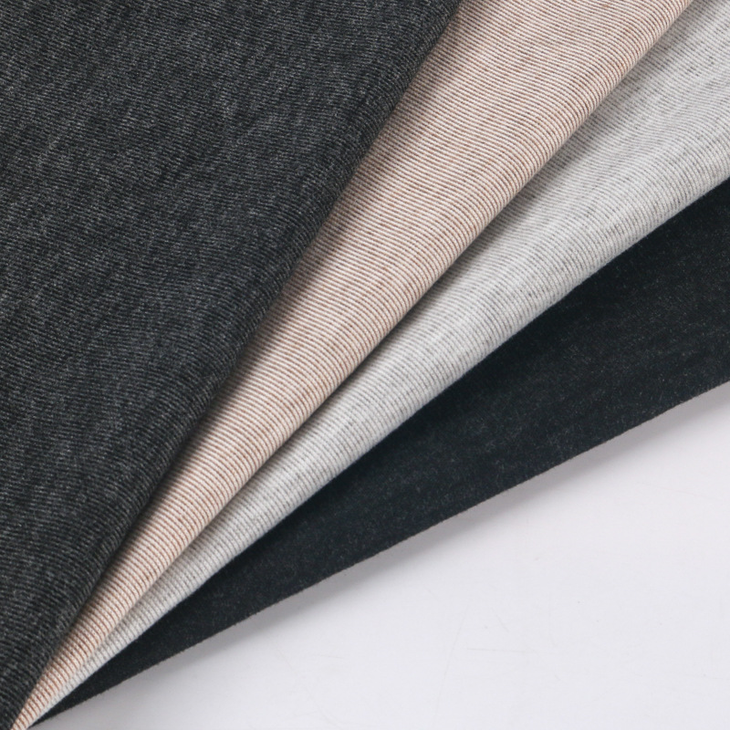 Twill single-sided cotton cashmere fabric for autumn and winter brushed knitted fabric for sweatshirts and thermal underwear lining fabric