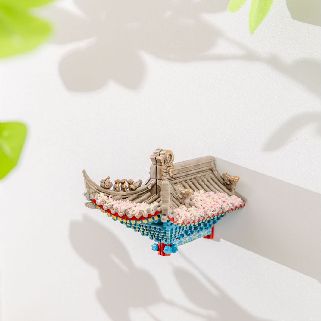 Taihe Yuanqi Fang Spring Edition fridge Magnets: Ancient buildings with a touch of spring charm. Source factory with abundant stock and favorable wholesale prices