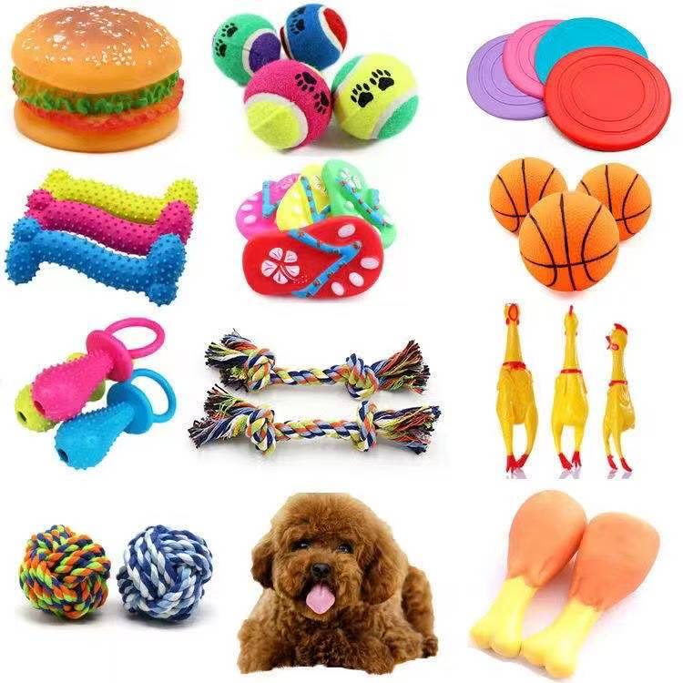 Dog toys, teething, chewable, TPR rubber, self-entertaining and boring pet toys, Teddy puppy toys and supplies Specification image