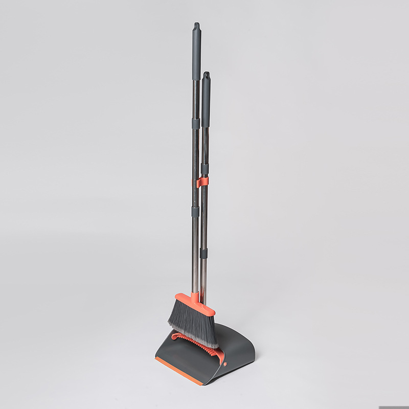 Customized foreign trade broom set, broom and dustpan combination set, sweeping broom two-piece set, broom set