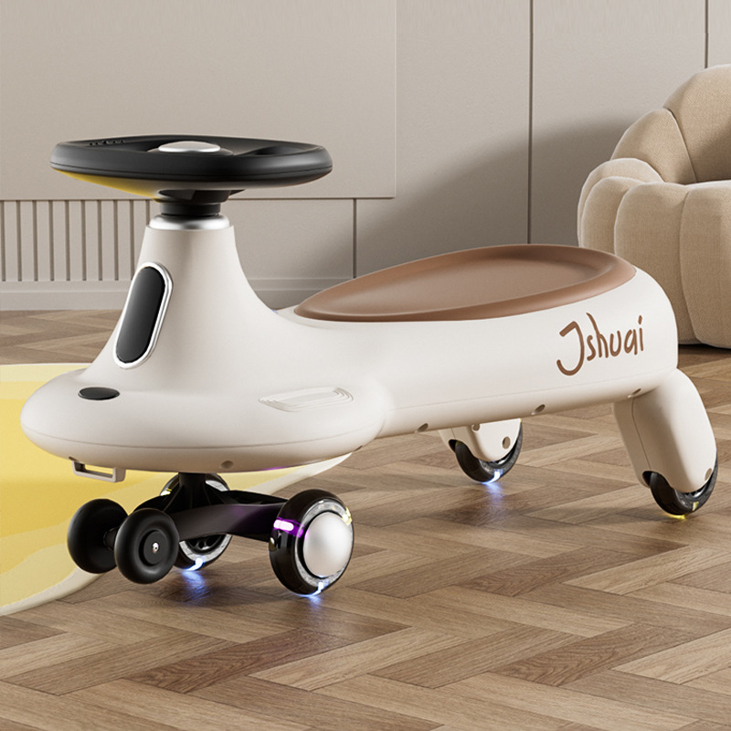 扭扭车儿童1一6岁新款防侧翻大人可坐摇摆车静音轮男女宝宝溜溜车