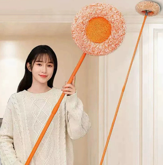 New Sunflower dusting dusting two-section rod roof household cleaning dusting dusting, round Chenier car wash sunflower Application Scenario