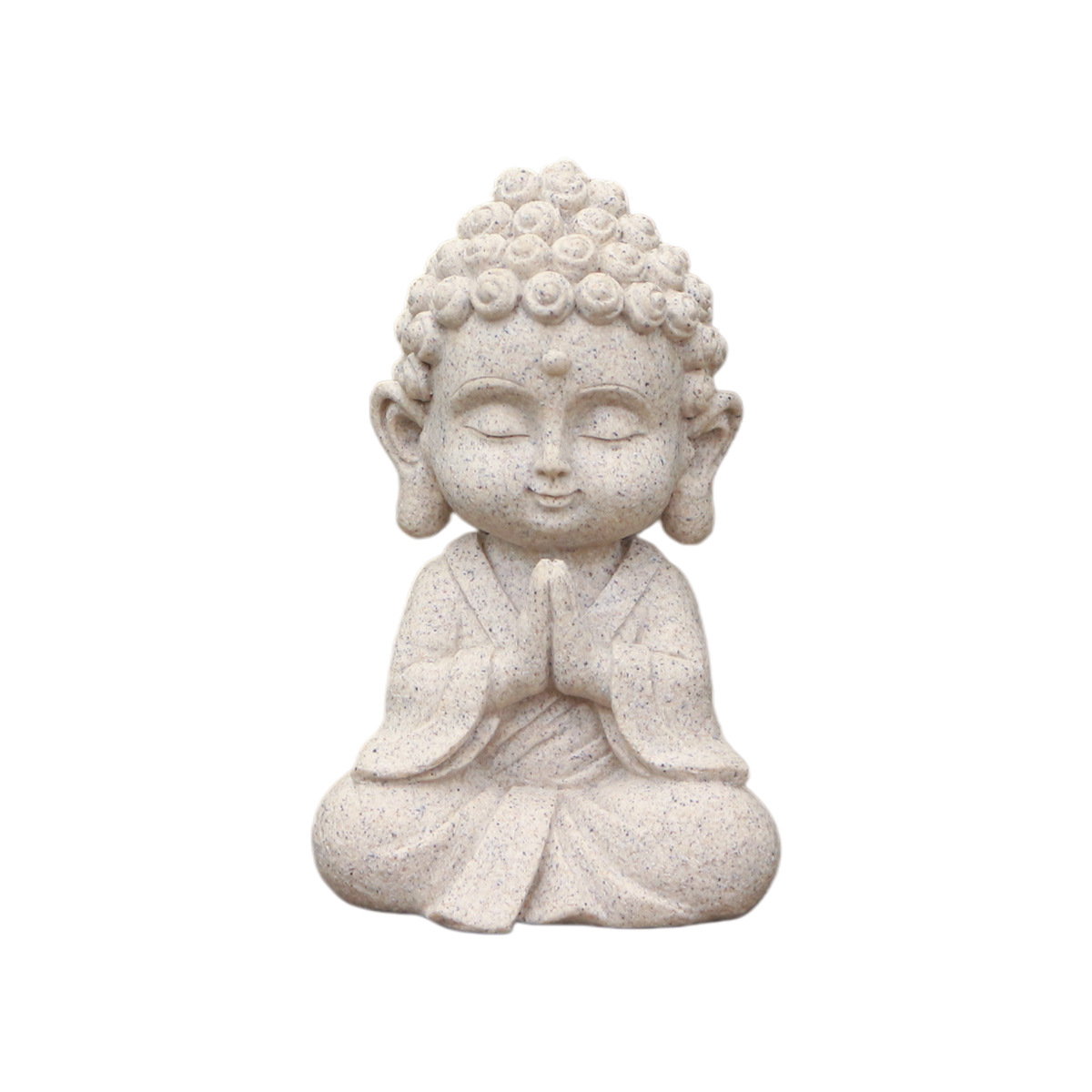 Cross-border new product imitation stone meditation Buddha statues, figurines, home, office, meditation room, table decoration, garden handicrafts Item Picture