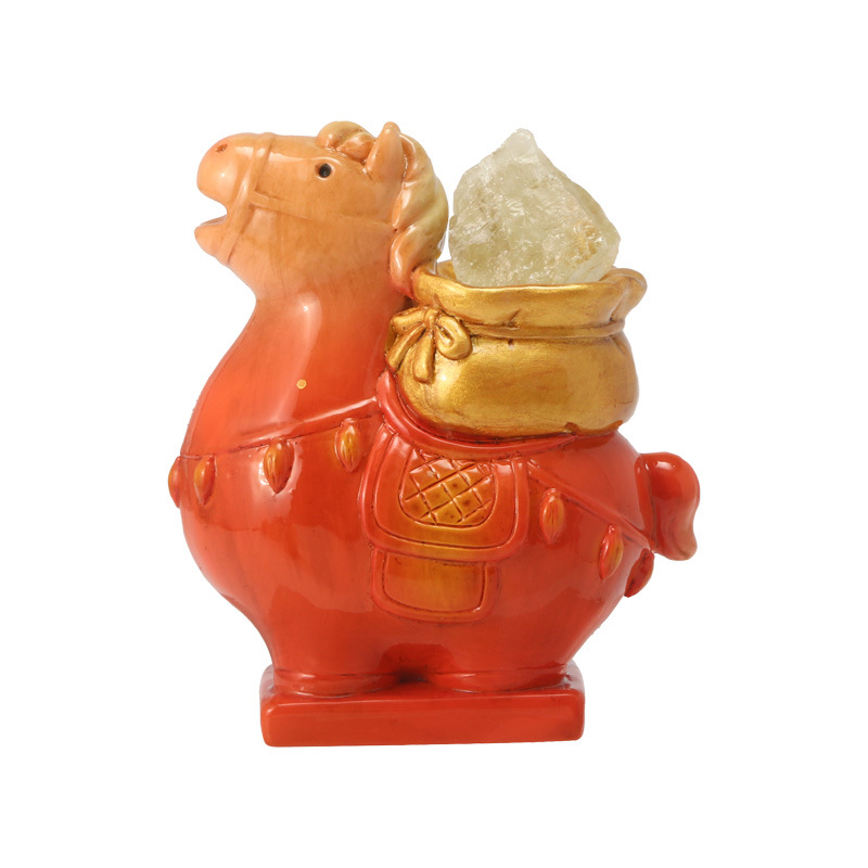 Tang Sancai cultural relics energy blind box, cartoon trendy toys, crystal design, resin handicrafts, ornaments, table ornaments, blind box Item Picture