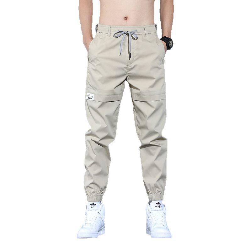 Spring and summer new sweatpants, work pants, men's loose, tight-fitting Harem pants, trendy and versatile high street sport casual pants Item Picture