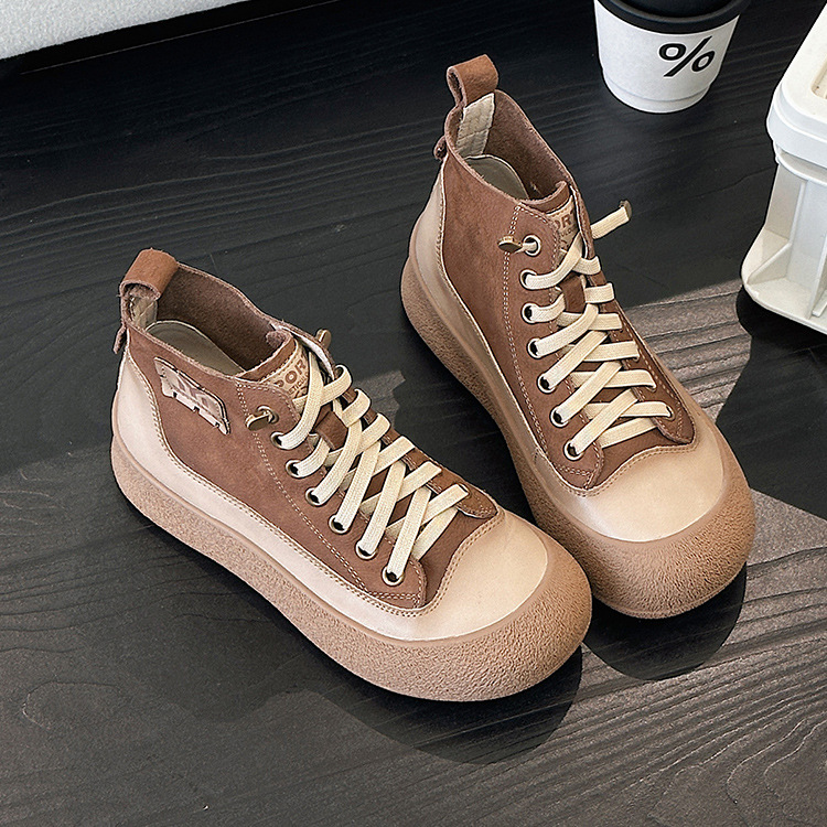 中筒靴/靴子/短靴高跟/高筒靴女秋冬/短靴子产品图