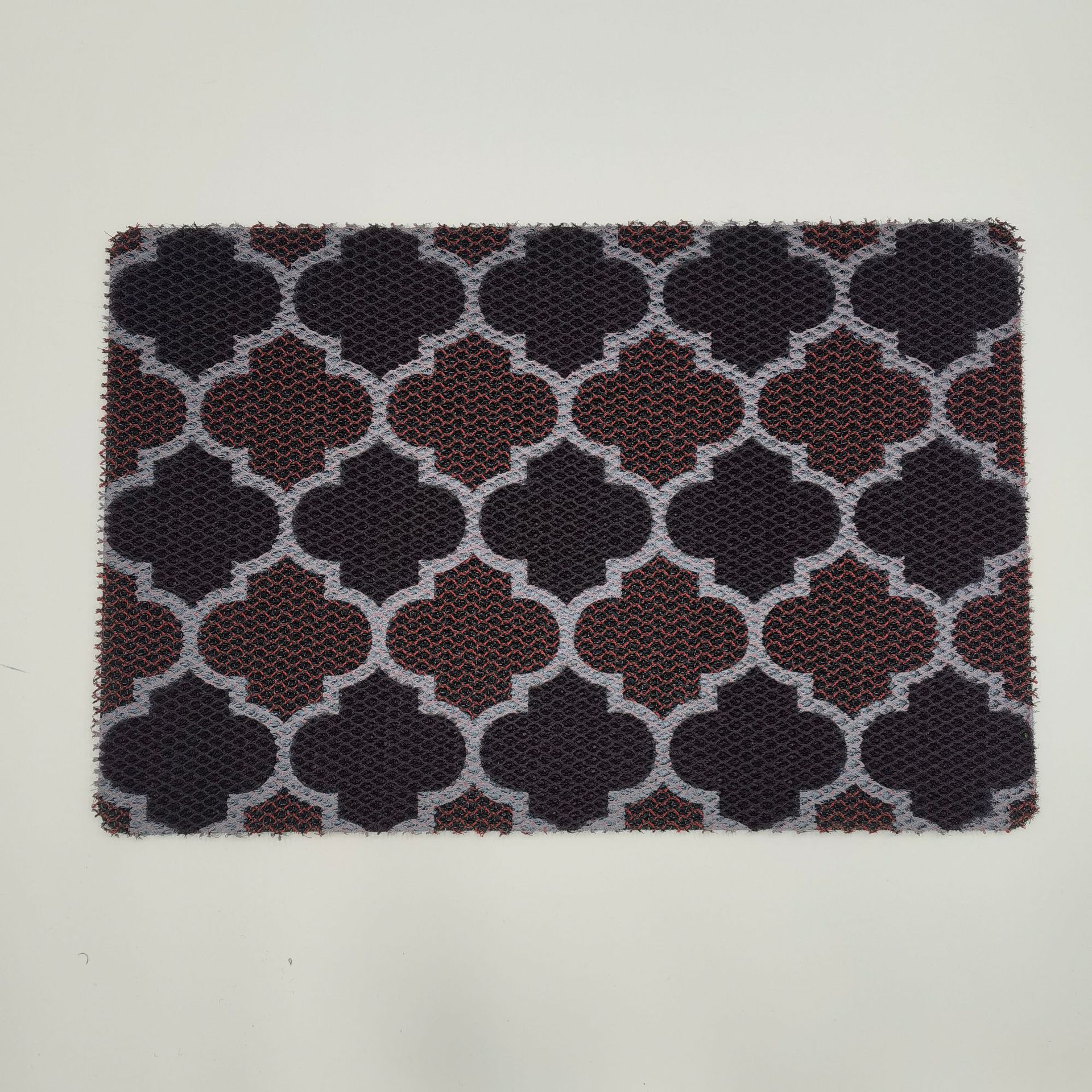 Tartan estampado stretch rey cristal línea de pesca seda antideslizante rascador de arena rascador de barro impermeable al aire libre baño baño masaje piso mat Item Picture
