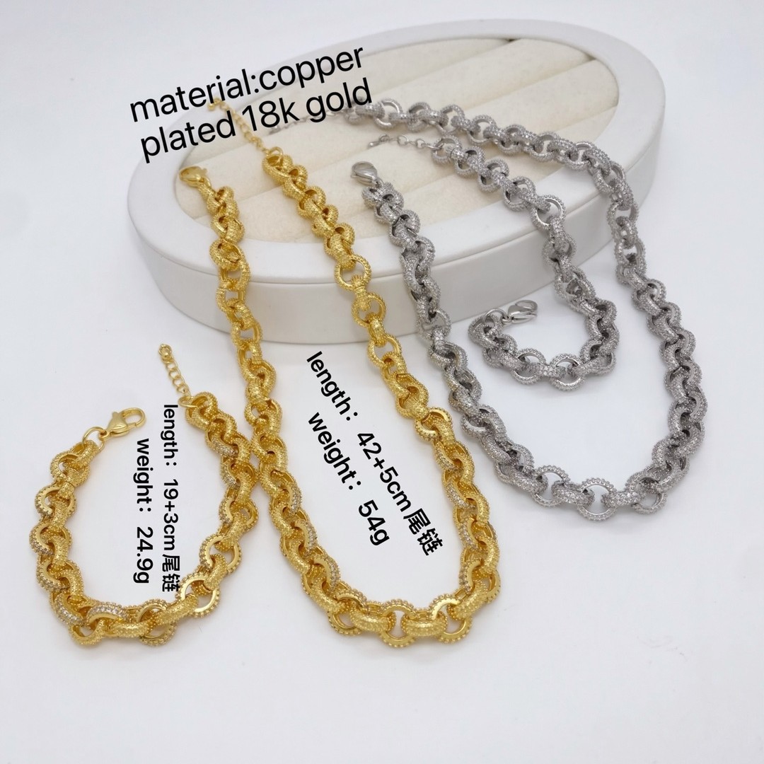 European and American metal thick chain men's and women's simple and versatile necklaces, AliExpress cross-border e-commerce bestsellers wholesale Application Scenario