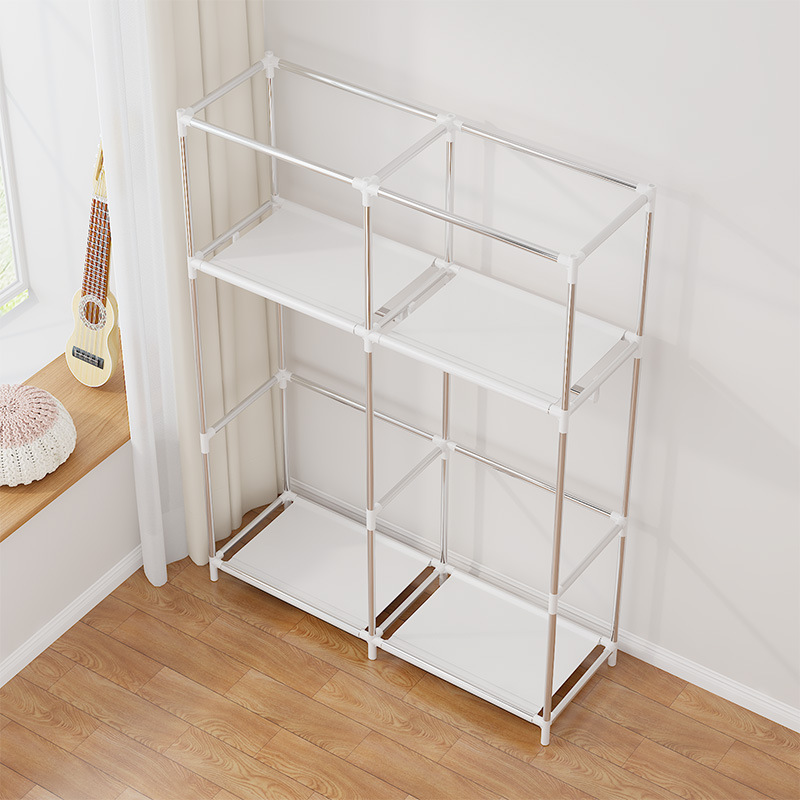 南美热销简易105款多功能防尘布衣柜家居卧室衣橱柜DIY组装收纳柜详情图4