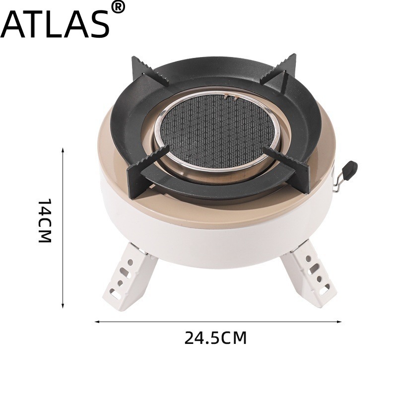 Portable fierce fire stove, gas stove, outdoor gas stove, integrated camping, wild tea stove and barbecue equipment complete set Application Scenario
