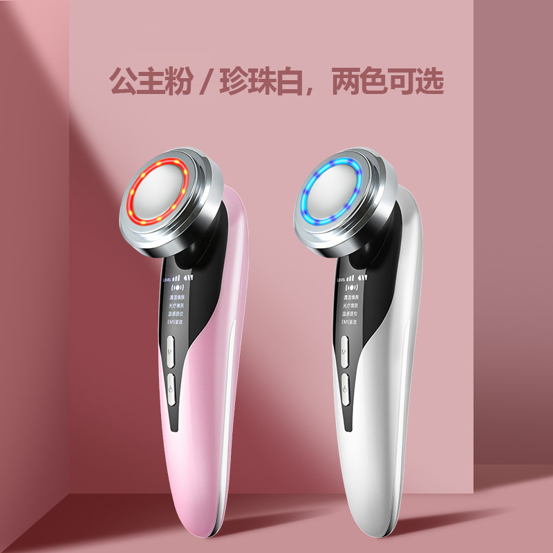 shanilak factory beauty equipment: Home color light warm skin rejuvenation, export and introduction device, facial cleansing massager, facial cleanser details Picture