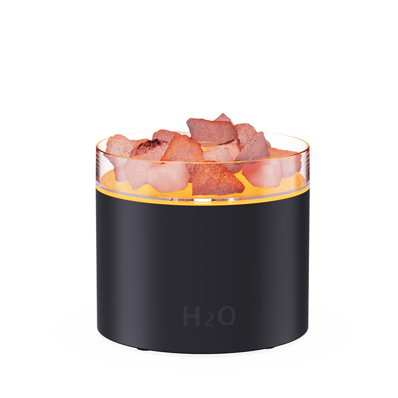 New creative salt stone aroma diffuser, silent desktop ambient light, small air humidifier, household large spray humidifier Application Scenario