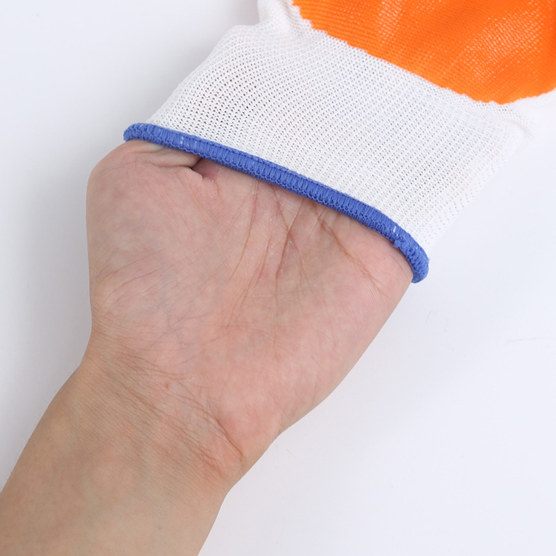Factory wholesale impregnated rubber labor protection gloves are cut, wear-resistant, anti-slip, comfortable and breathable for industrial construction site work Application Scenario