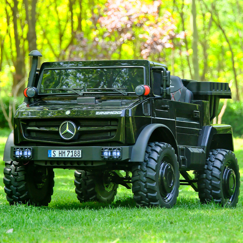 奔驰儿童电动车可坐大人四轮大号无刷电机汽车带遥控小孩玩具童车细节图