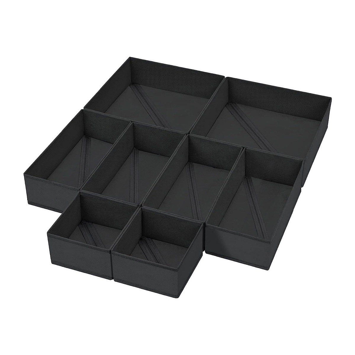 Household daily washable non-woven fabric underwear storage box, foldable storage box, wardrobe drawer storage box Application Scenario