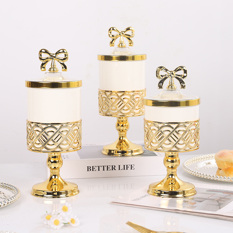 PET储物罐三件套零食水果糖果罐收纳罐密封罐