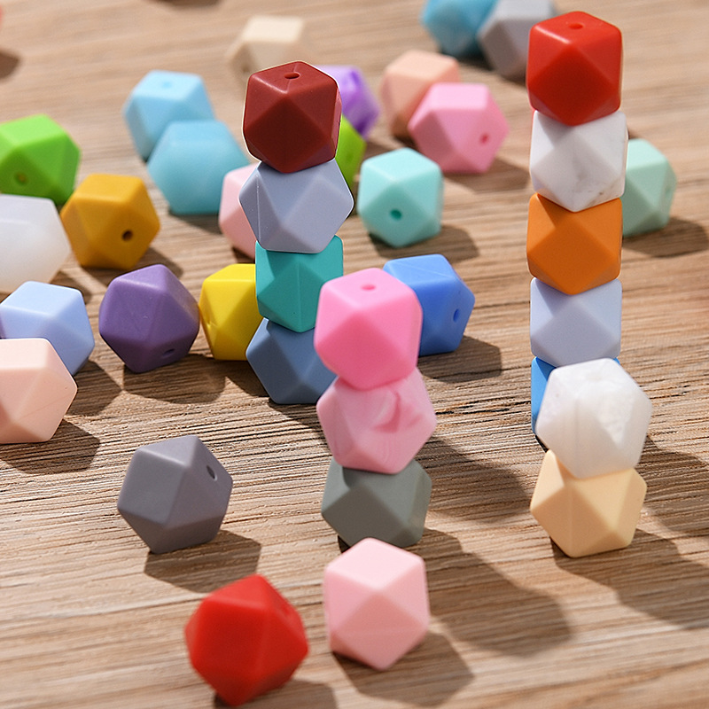 Cross-border silicone beads, silicone beads, baby teething beads, pacifier chains, diy accessories, silicone beads manufacturer wholesale details Picture