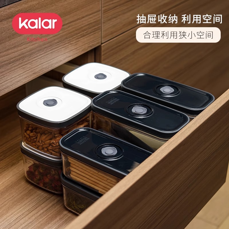 Mongolian element transparent glass ceramic sealed jar with gasket hardware storage jar Specification image