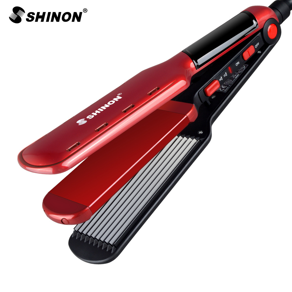 Wholesale of Amazon's best-selling dry and wet dual-purpose 2-in-1 hair curlers, hair curling rods, dual-purpose hair straightening devices, and hair straightening irons Specification image