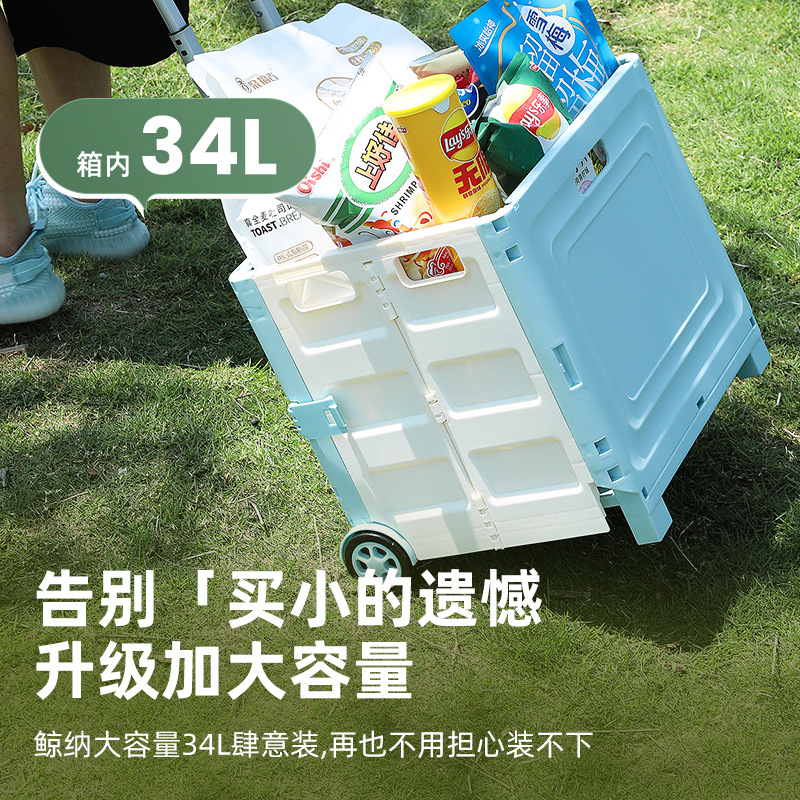 عربة نقل محمولة على مقطورة لبيع الخضروات الطوية، عربة شراء ذات عجلتين Specification image