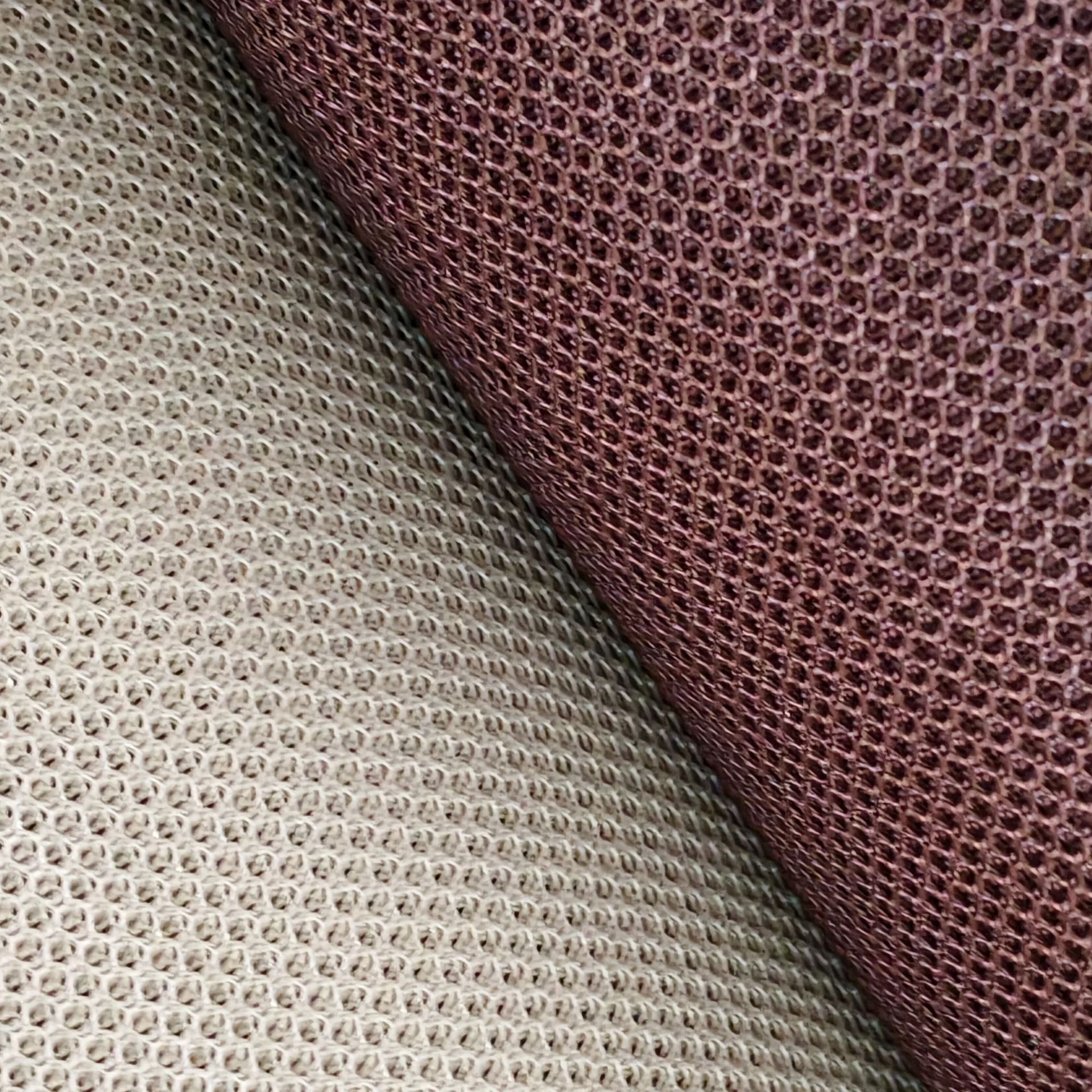 High weight k080 small hexagonal mesh mesh fabric for sports backpacks, bags and handbags Specification image