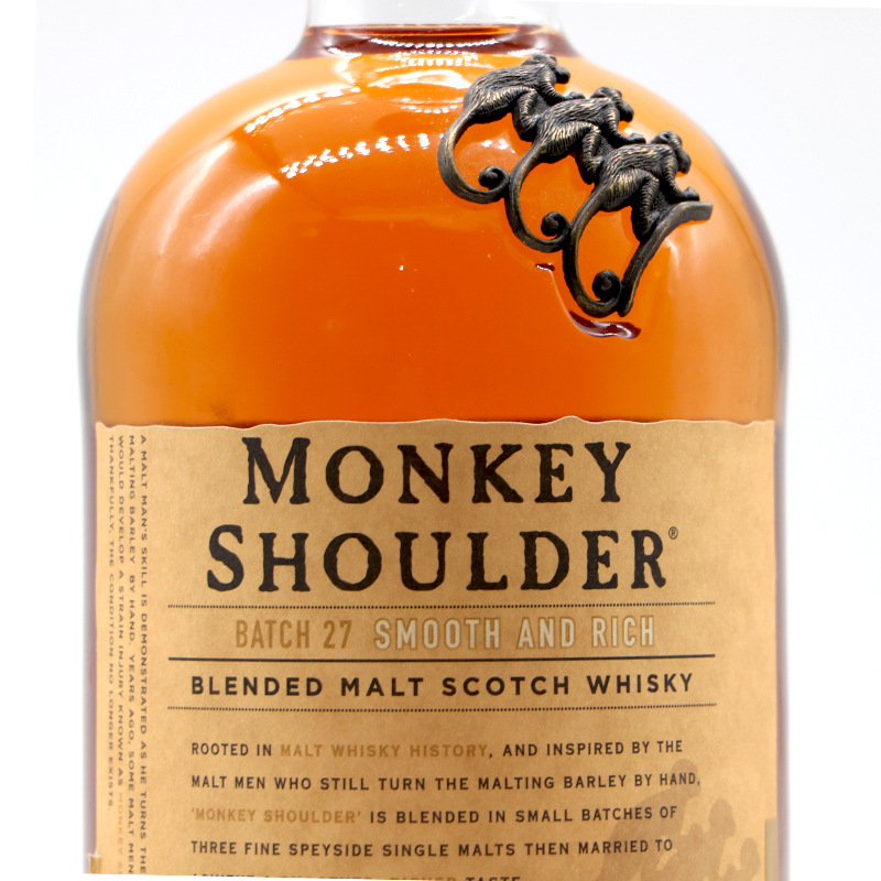 British imported MonkeyShoulder Golden Monkey Blended Pure Malt Whisky 1l