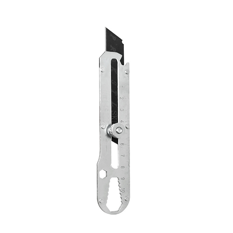 Stainless steel utility knives, large wallpaper knives, heavy-duty all-metal wallpaper knives, handcrafted express knives, paper cutting knives wholesale Item Picture