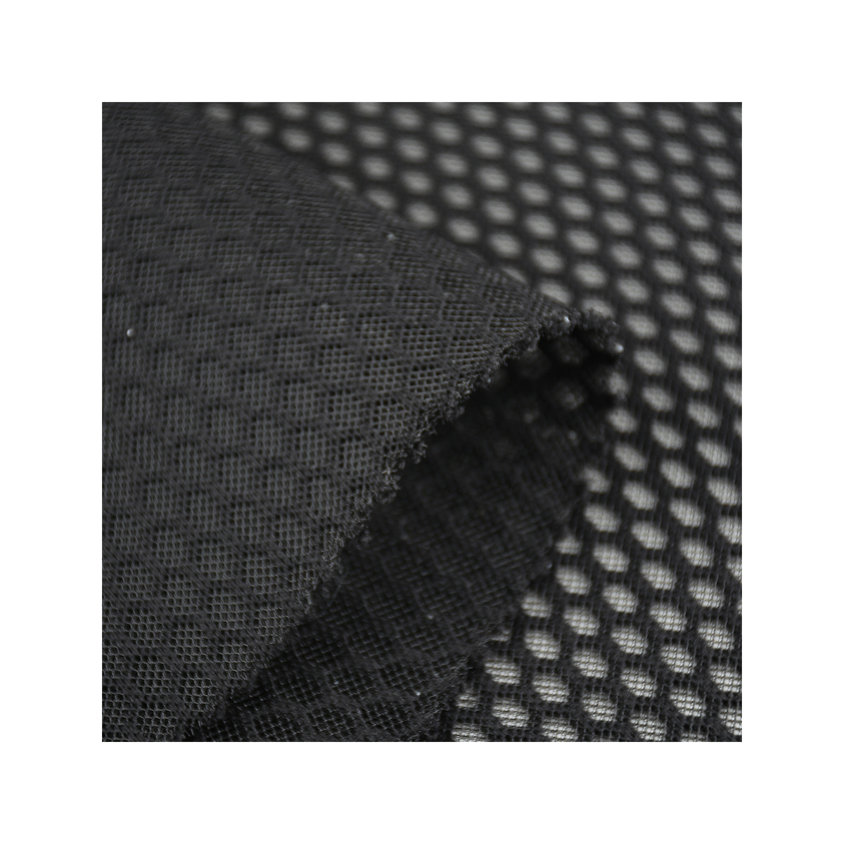 Sandwich mesh fabric for luggage, shoes, handbags, car seat cushion fabric, combined with 3D breathable mesh fabric Application Scenario
