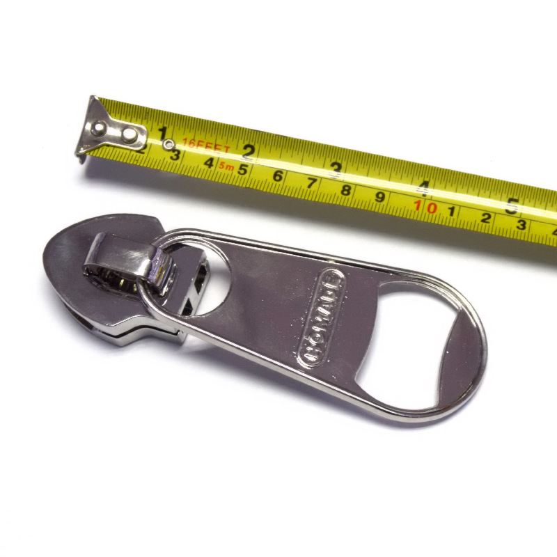 创意金属磁性拉链开瓶器多功能啤酒开瓶器磁铁冰箱贴一件代发细节图