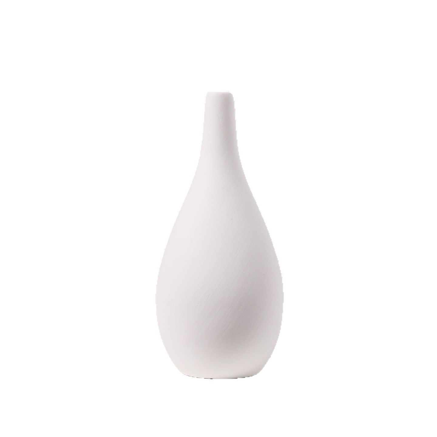 2025 Nordic minimalist white mini ceramic small vase, dried flower arrangement, high-end living room table decoration, flower vases and ornaments Item Picture